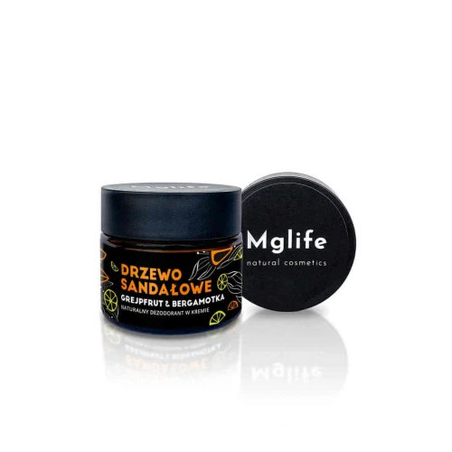 Mglife - Drzewo sandałowe grejpfrut bergamotka naturalny dezodorant - 50 ml Mglife - Drzewo sandałowe grejpfrut bergamotka naturalny dezodorant - 50 ml